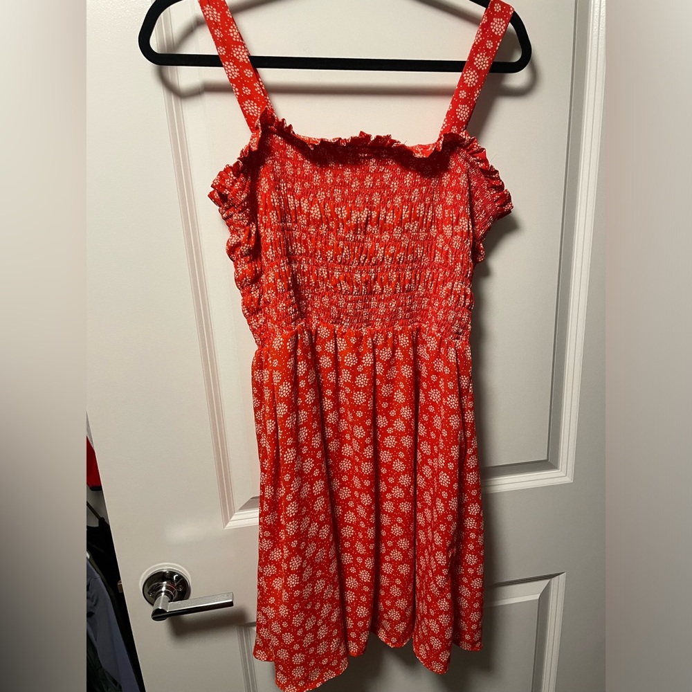 ❤️💋red summer dress